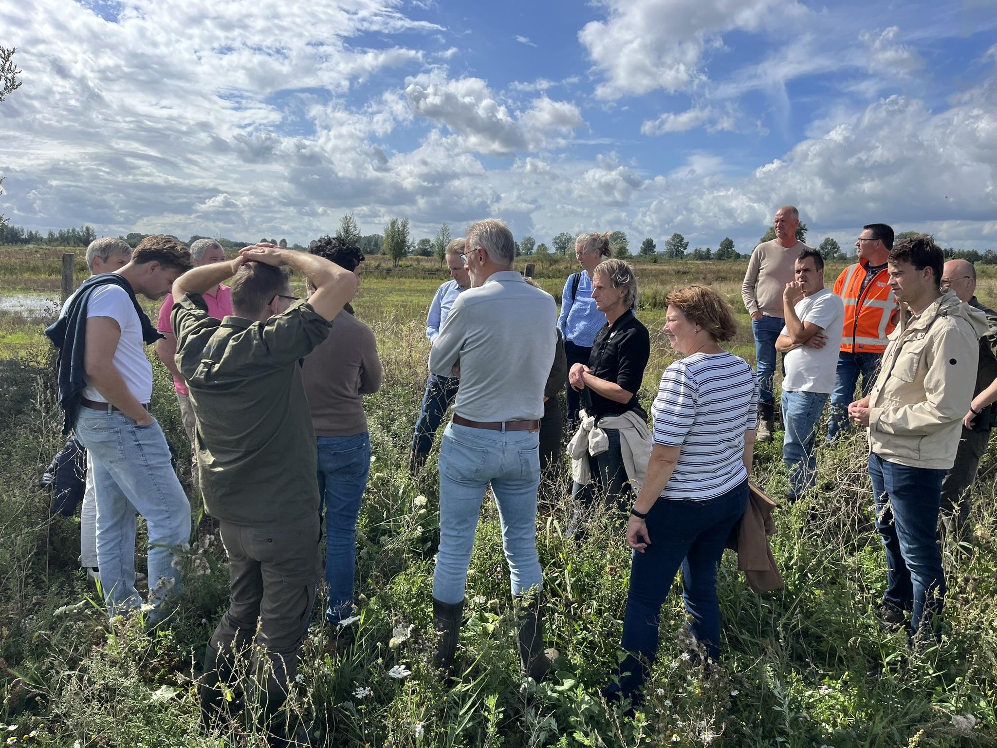 Hemelrijkse Waard wandeling tijdens oplevermoment