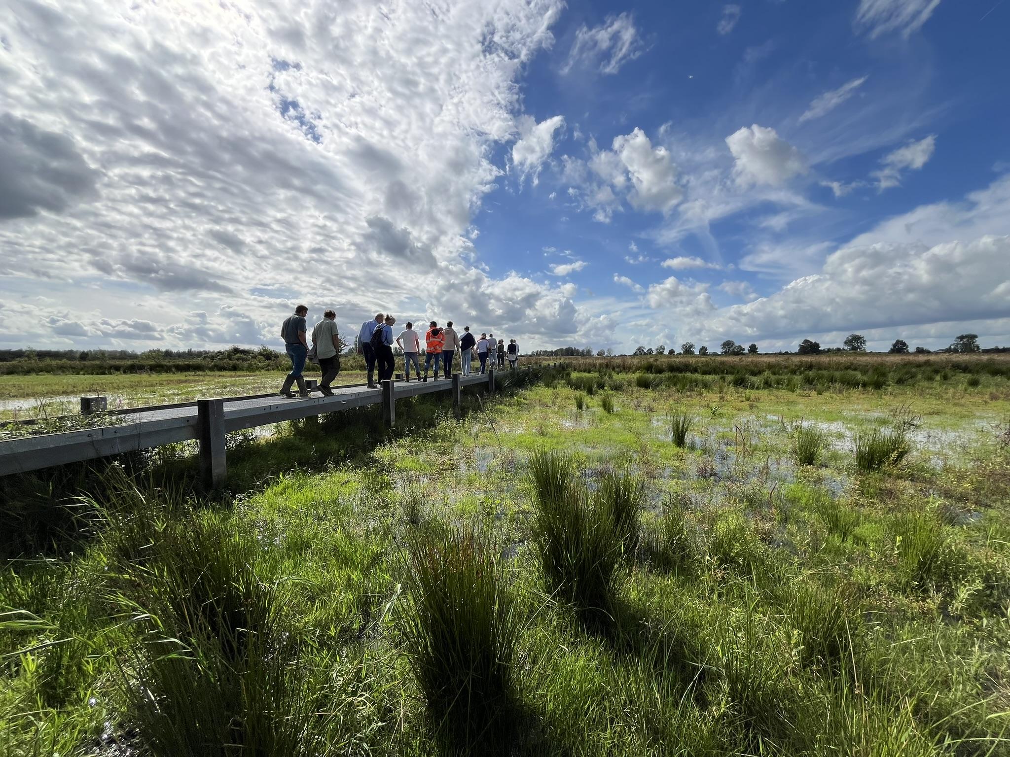Hemelrijkse Waard wandeling tijdens oplevermoment