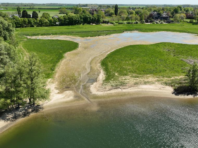 Neswaarden getijdenbekken april 2026